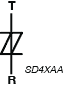 设备符号TISP4XXXMX