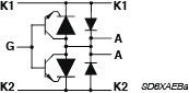 TISP6xxx .设备符号